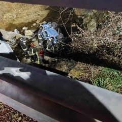 Incidente mortale a Lombardore: auto precipita dal ponte in via San Rocco