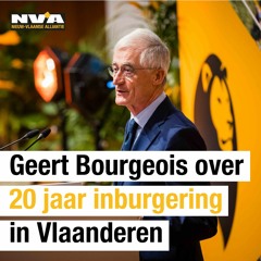Geert Bourgeois over 20 jaar inburgering in Vlaanderen