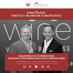 Ep. 2527 Unearthing Italy’s hidden gems | wine2wine Vinitaly Business Forum