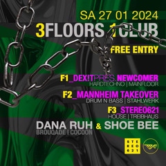 Klatschlo 3 Floors 1 Club Mainfloor MS Connexion Complex 27.01.2024