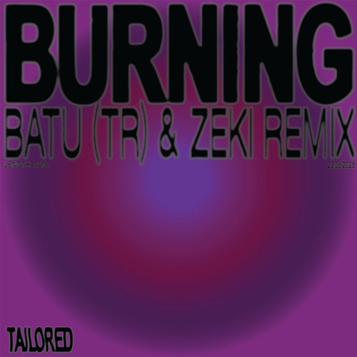 Stream JIMI JULES - BURNING (BATU (TR) & ZEKI REMIX) by TAILORED