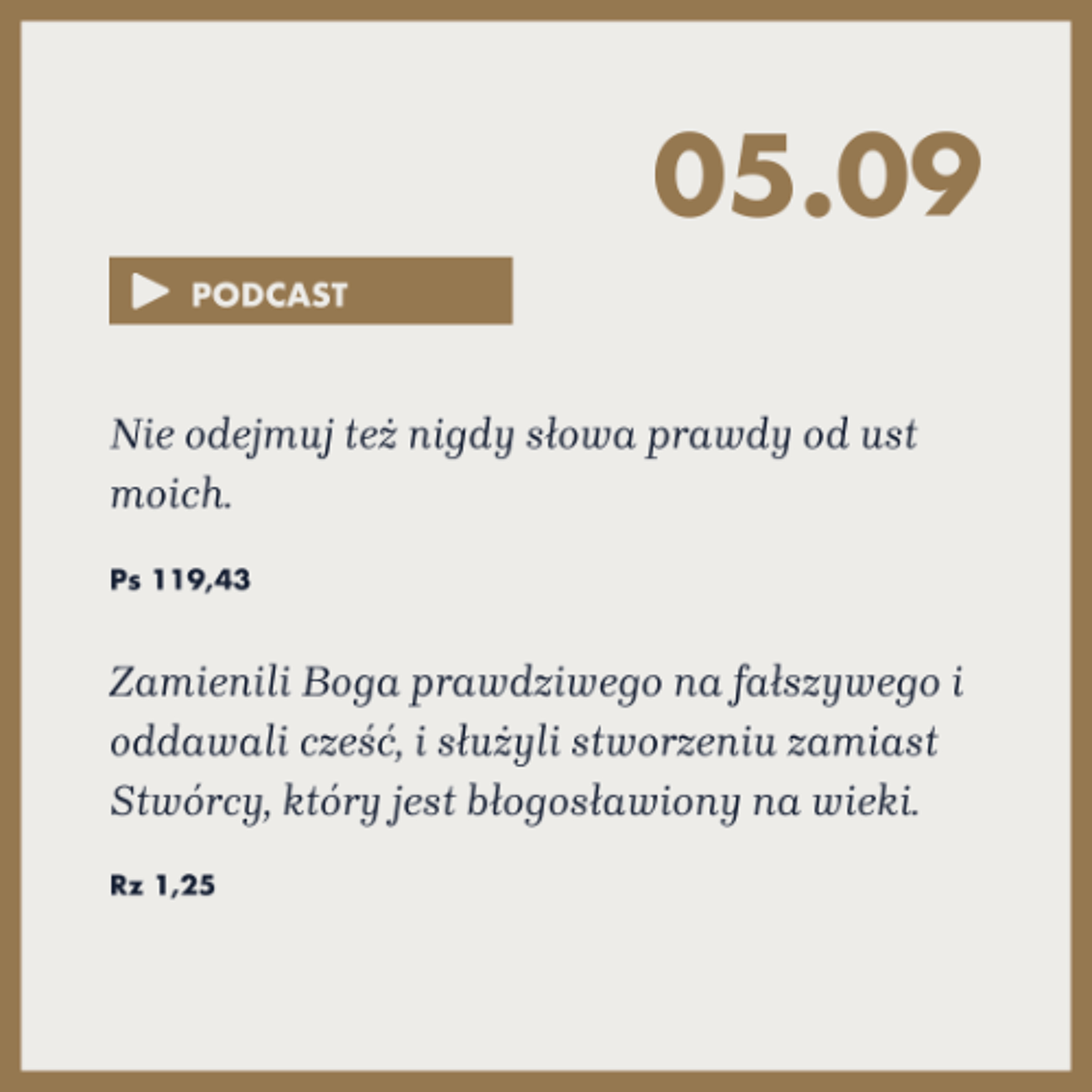 Poranek ze Słowem na 5 września 2025 episode artwork