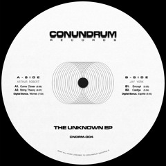 CNDRM004 - Arthur Robert x Jay York - Unknown EP (Vinyl Previews)