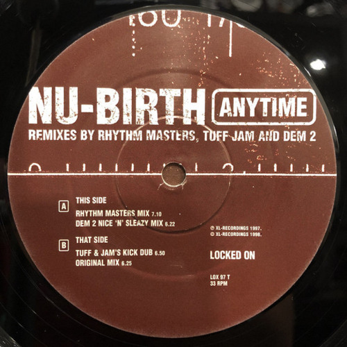 Nu-Birth - Anytime (Janeret Revival Mix)