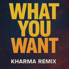 What You Want - Jay Hertz (Kharma remix)