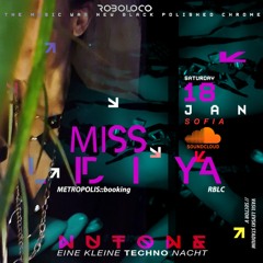 MISS LIDIYA At NUTONE eine kleine TECHNO NACHT SOFIA  60MIN/JAN 2025