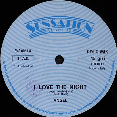 Angel - I Love The Night (ZYX Extended Version)