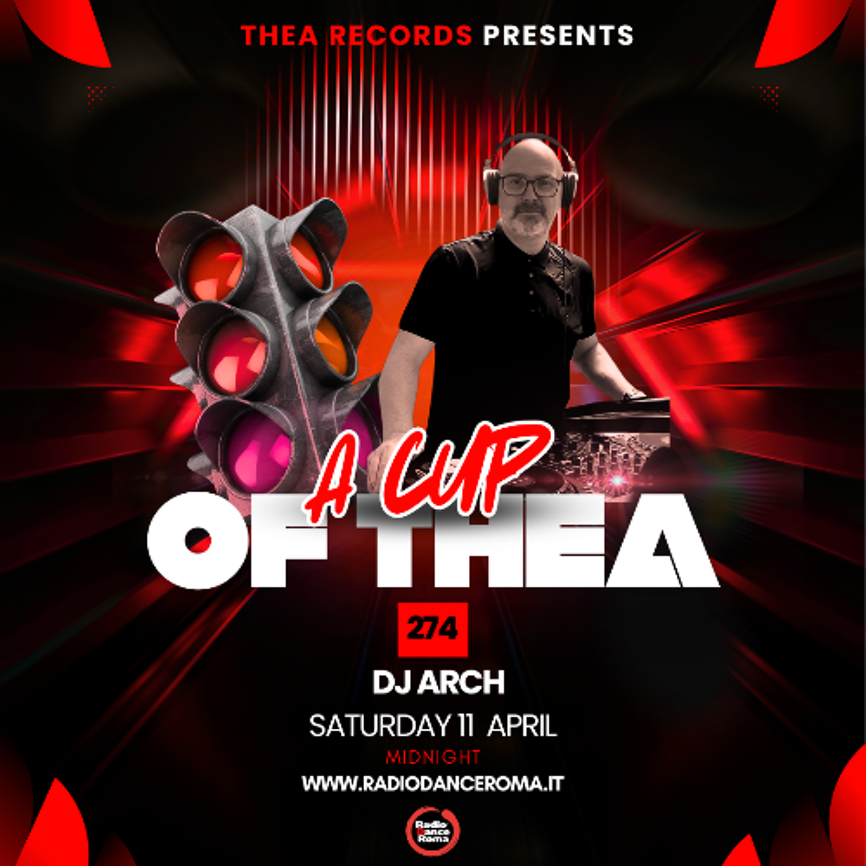 A cup of thea episode 274 with Dj Arch episode artwork