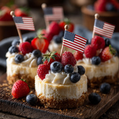 4th of July Mini Cheesecakes: The Ultimate Festive Dessert