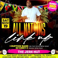 3RD SATURDAY @THE JERK HUT TAMPA WITH KIRKY-C 11-19-22