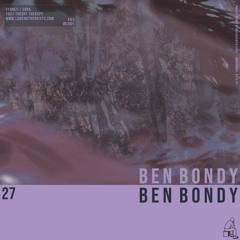 Theory Therapy 27: Ben Bondy