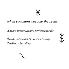 when commons become the seeds | Mixtape by Denise Helene & Puschmann