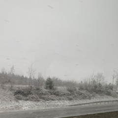 fading snow