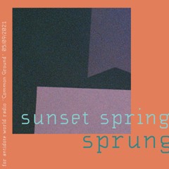 Sunset Spring Sprung - Antidote. World Radio 'Common Ground' - 05.09.21