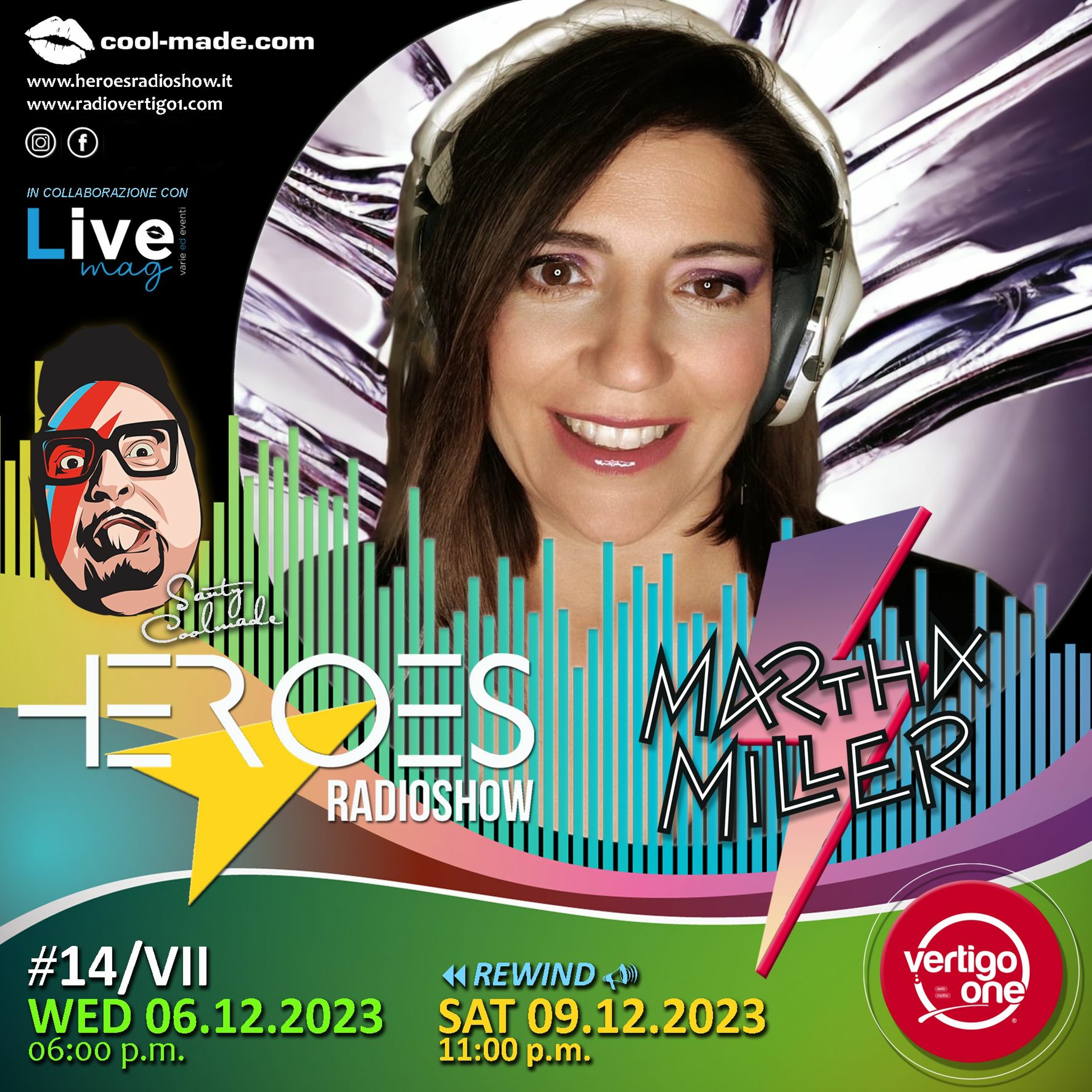 14/2023-24> HEROES RadioShow - Special Guest  MARTHA MILLER episode artwork