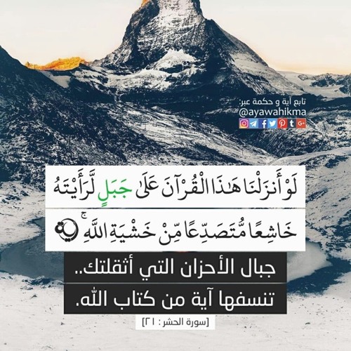 تلاوة لماتيسر من سورة الحشر للقارئ أنس العمادي عشاء الأربعاء ٤-٥-١٤٤٣هـ
