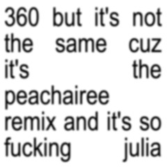charli xcx - 360 (peachairee remix)