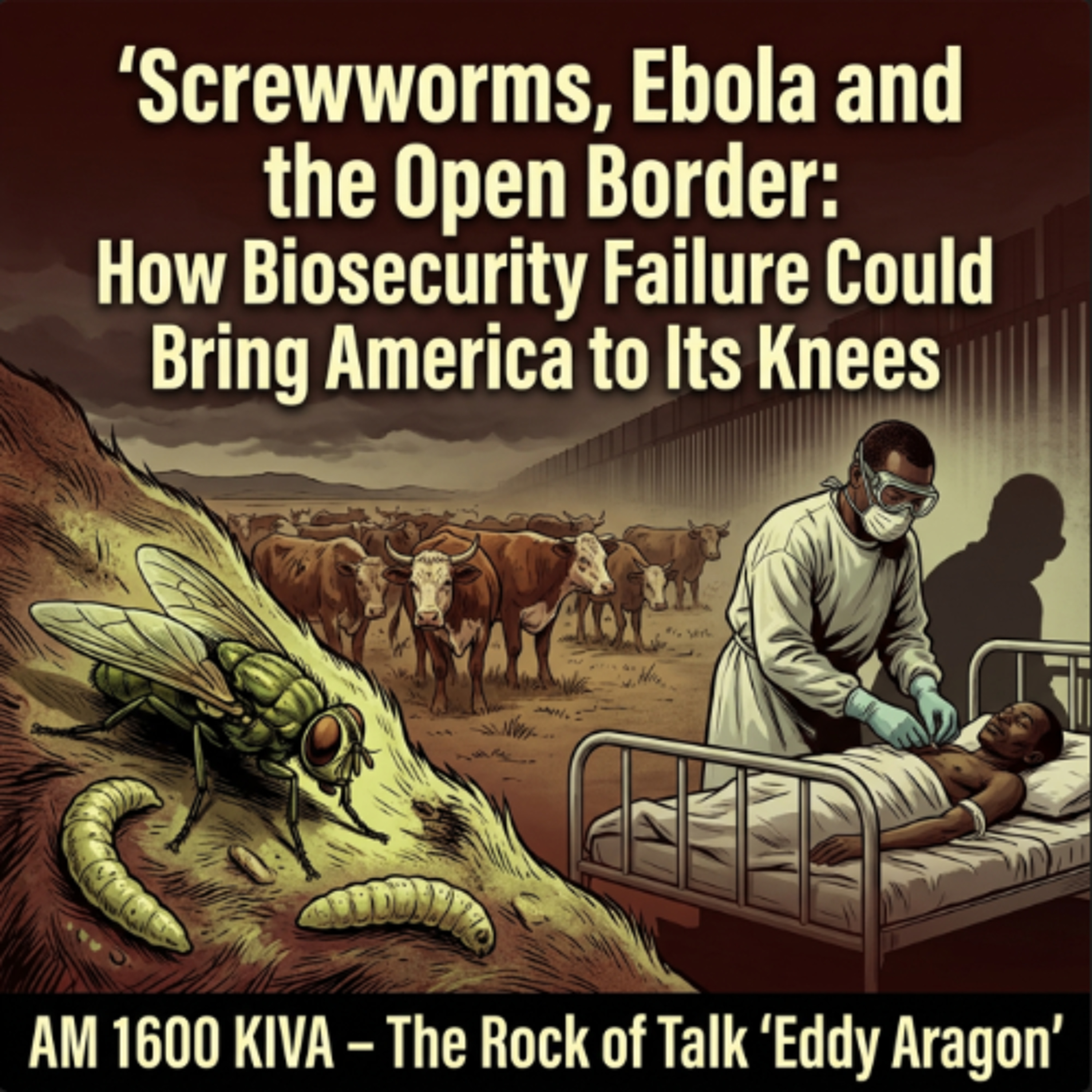 Screwworms, Ebola and the Open Border:  How Biosecurity Failure Could Bring America to its Knees episode artwork
