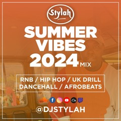 SUMMER VIBES 2024 MIX BY DJ STYLAH (RNB/HIPHOP/UKRAP/AFROBEATS/DANCEHALL)