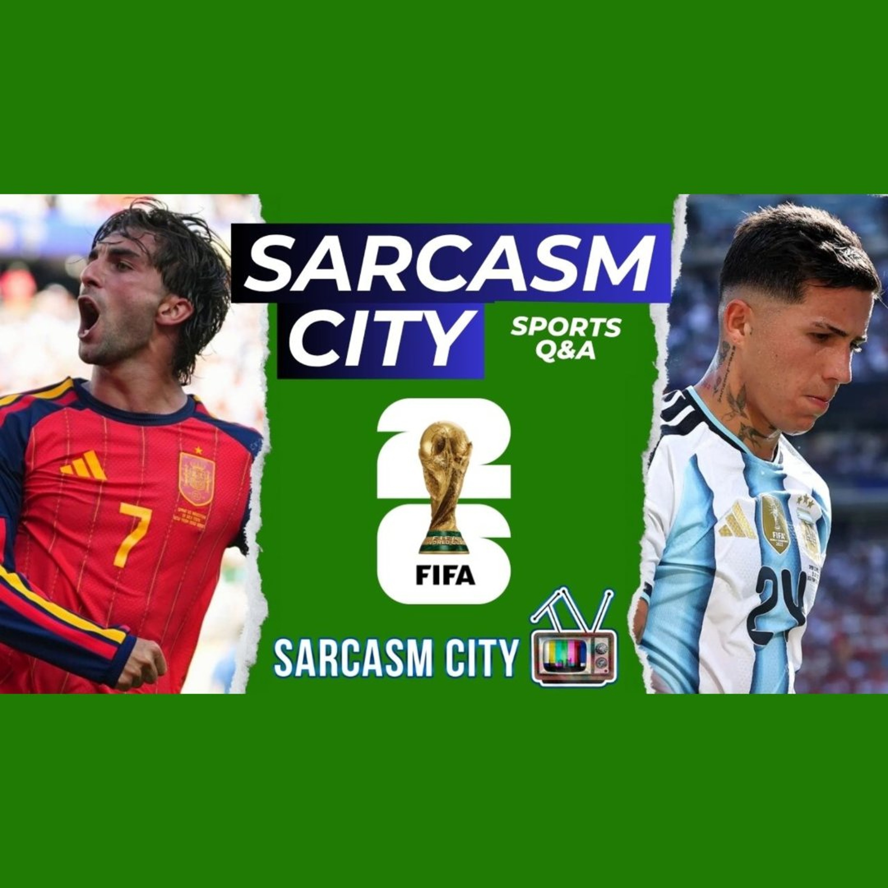 SPAIN WORLD CUP 2026 WINNERS, ENZO FERNANDEZ RED CARD AS ARGENTINA LOSE episode artwork