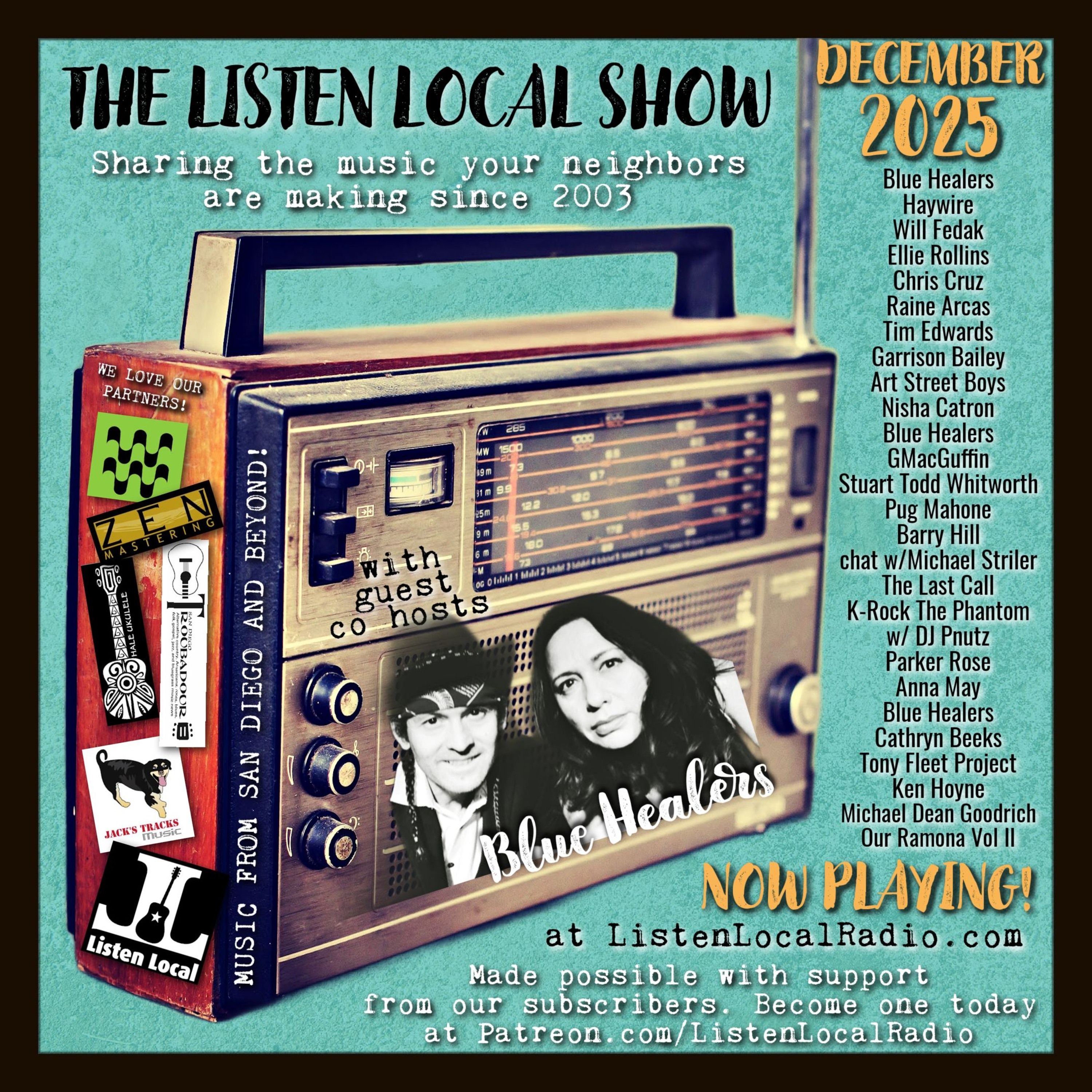 DECEMBER 2025 Listen Local Show