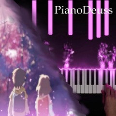 Tenmon - 5 Centimeters Per Second End Theme (PianoDeuss Cover)