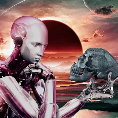 Stomping Techno robots