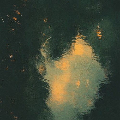 you are confusing the sky with the stars reflected on the ponds surface at night