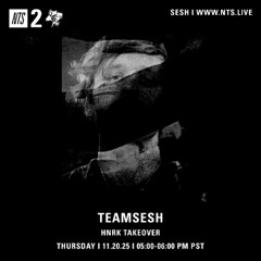 TeamSESH NTS 20th November 2025: hnrk Takeover