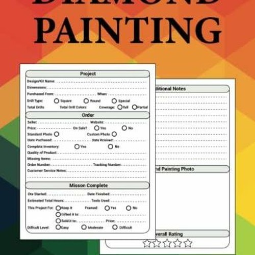 Stream episode free read Diamond Painting Log Book: An Essential DMC Color  Chart Theme Cute Efficient by Anthonyhorn podcast
