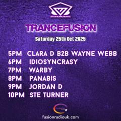 Ste Turner TRANCEFUSION 25TH Oct 25