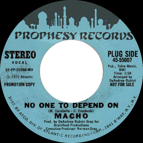 Black Widow, No One To Depend On - Macho