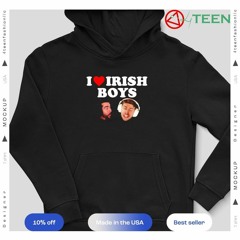 I love irish boys Nogla Terroriser heart shirt