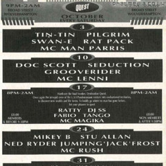 DJ Pilgrim / Tin Tin - Live @ Quest - 3rd October 1992 - Side B
