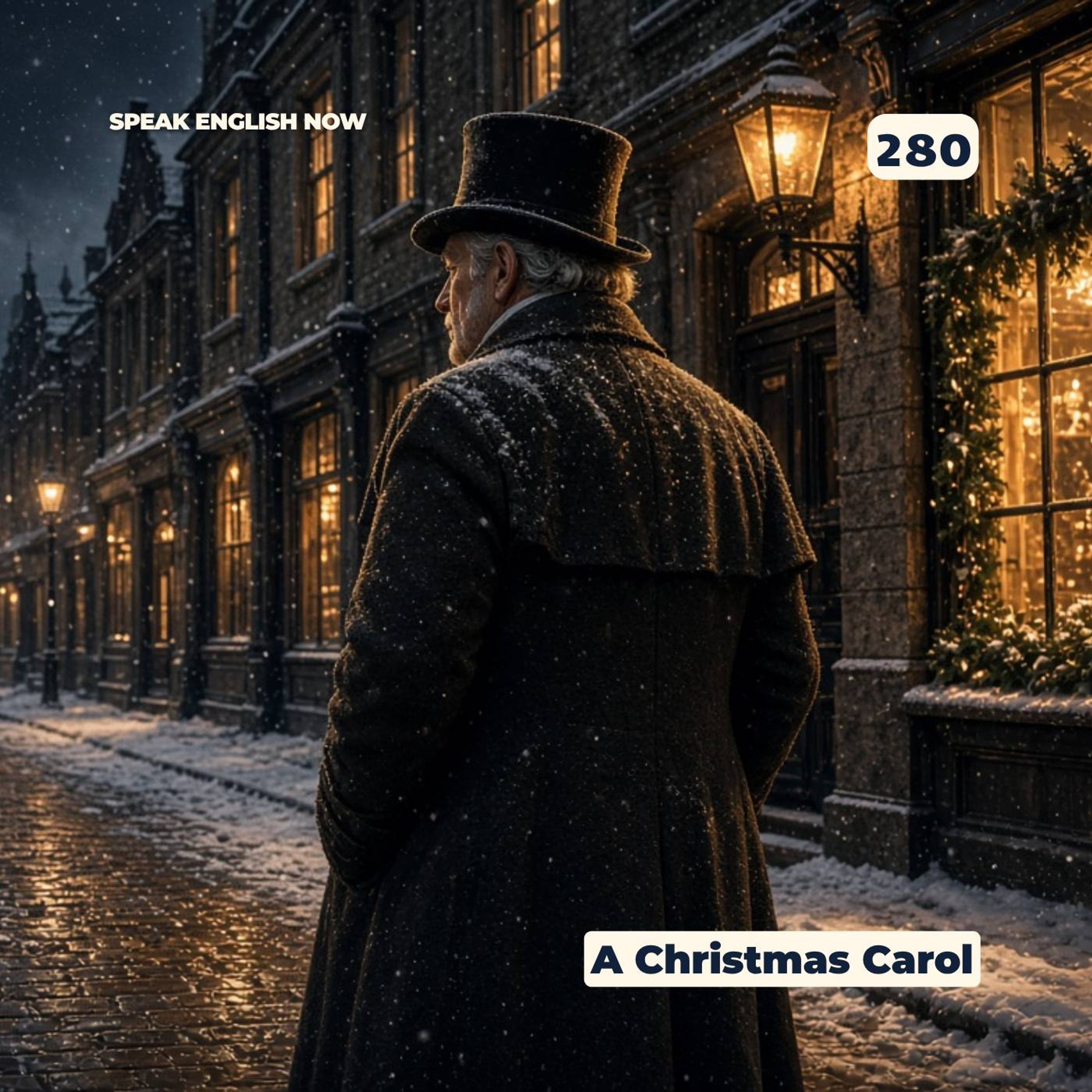 #280 A Christmas Carol by Charles Dickens for beginners episode artwork