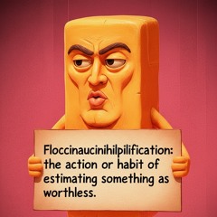 Floccinaucinihilipilification (Minimize)