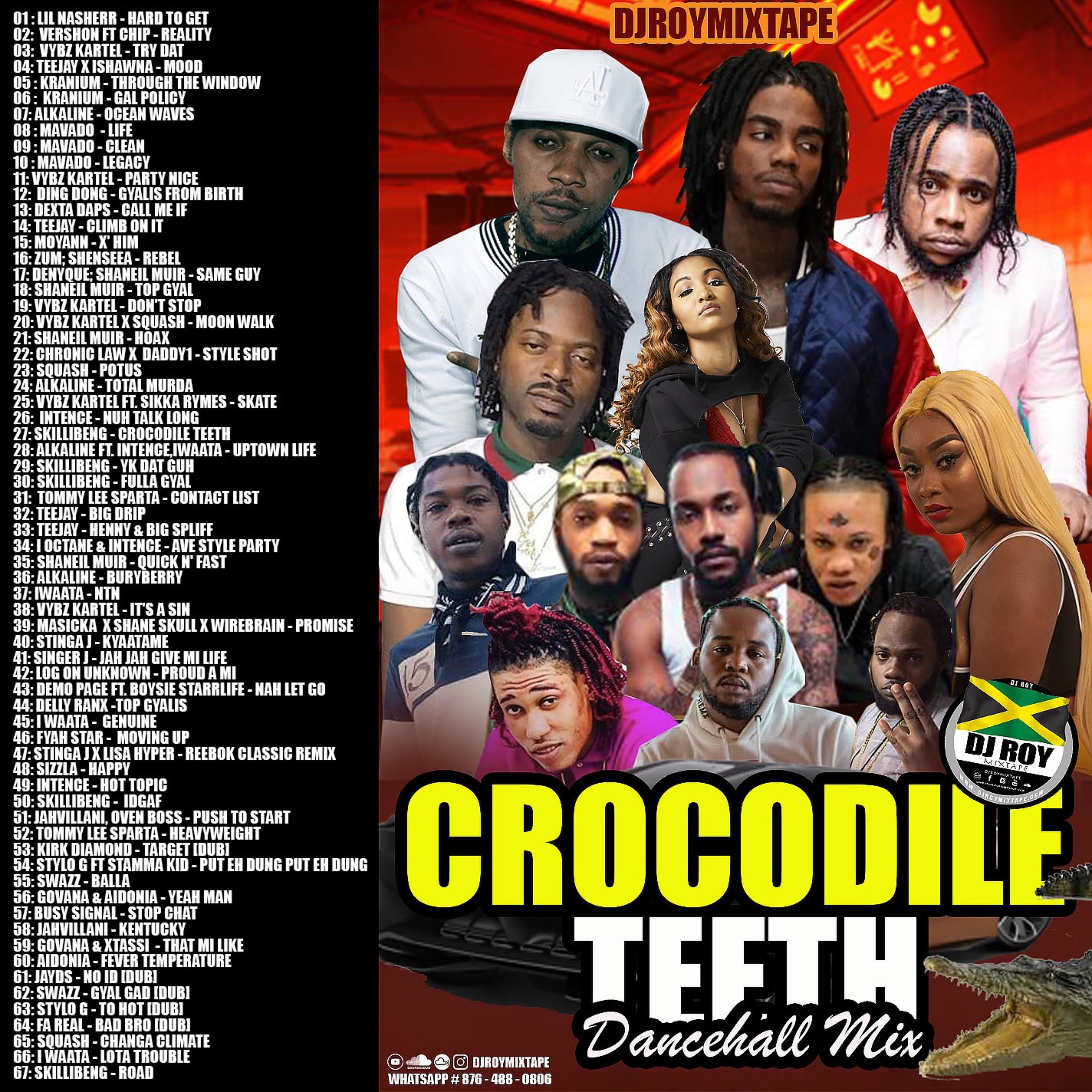 DJ ROY PRESENTS CROCODILE TEETH DANCEHALL MIX [OCT 2020]