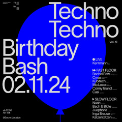 Katzentatzen @ TechnoTechno XI | Birthday Bash @Secret Location | 02/11/24