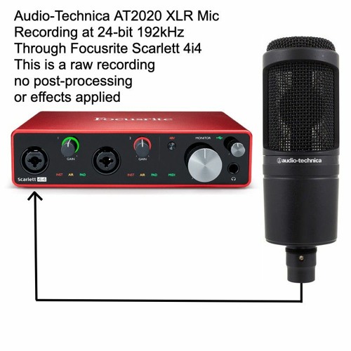 Stream episode Audio Technica AT2020 XLR Mic + Focusrite Scarlett Studio  4i4 (Max Resolution 192 kHz 24-bit) by MusicRepo podcast | Listen online  for free on SoundCloud