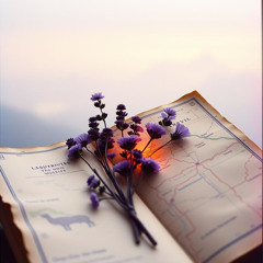 Hidden Meadow Blooms in an Old Map