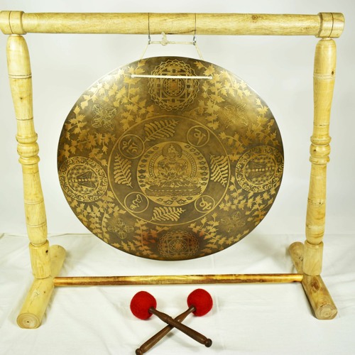 Feng Gong - Buddha Gravur - 3,9 Kg 57 Cm