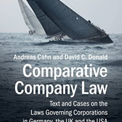 [READ] EBOOK 💛 Comparative Company Law: Text and Cases on the Laws Governing Corpora