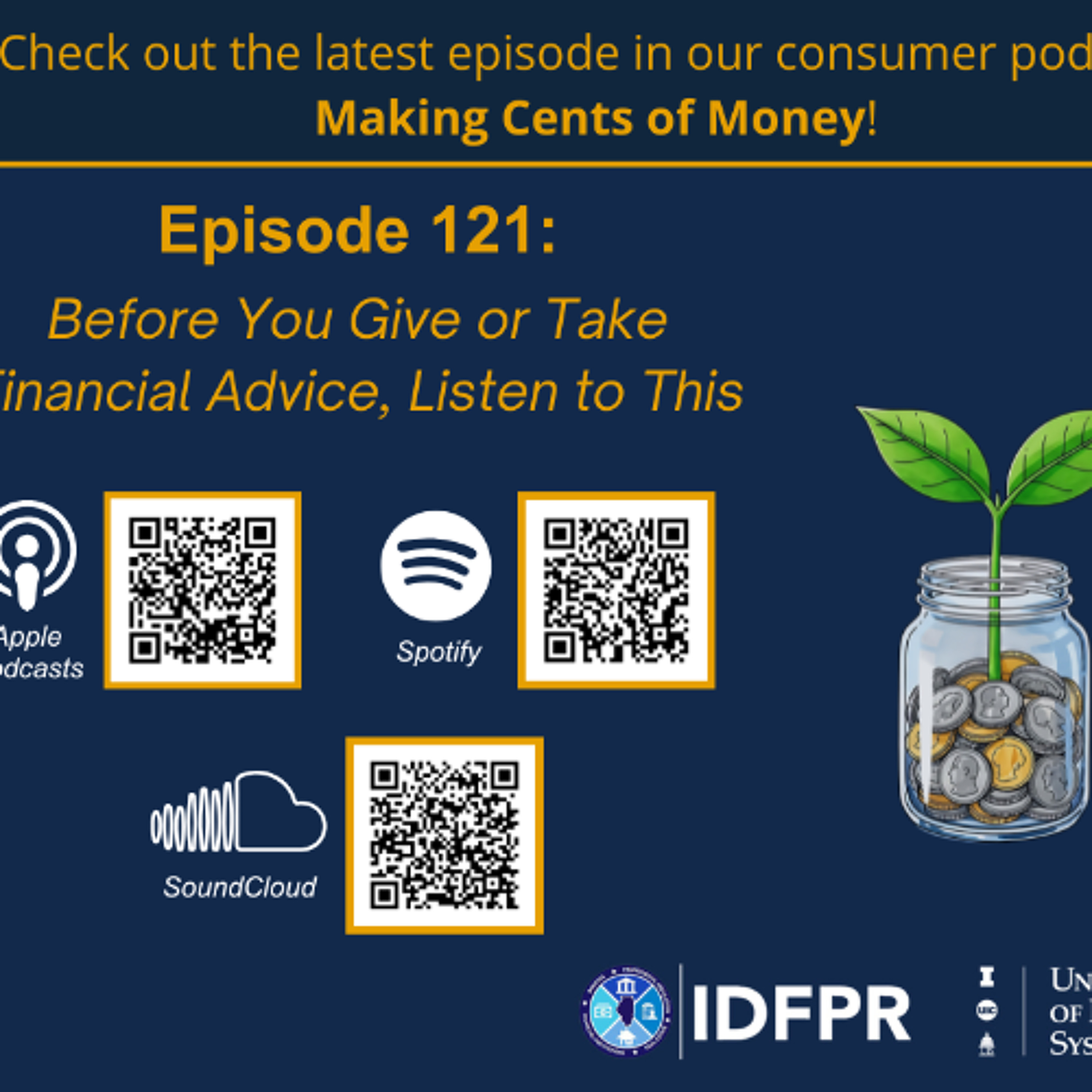 Episode 121: Before you give or take financial advice, listen to this... episode artwork