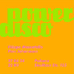 2024-04-27 Live At Power Disco (Filippo Moscatello, Finn Johannsen)
