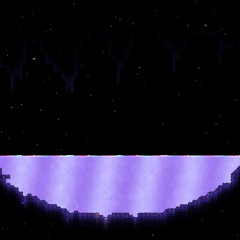 the stars below
