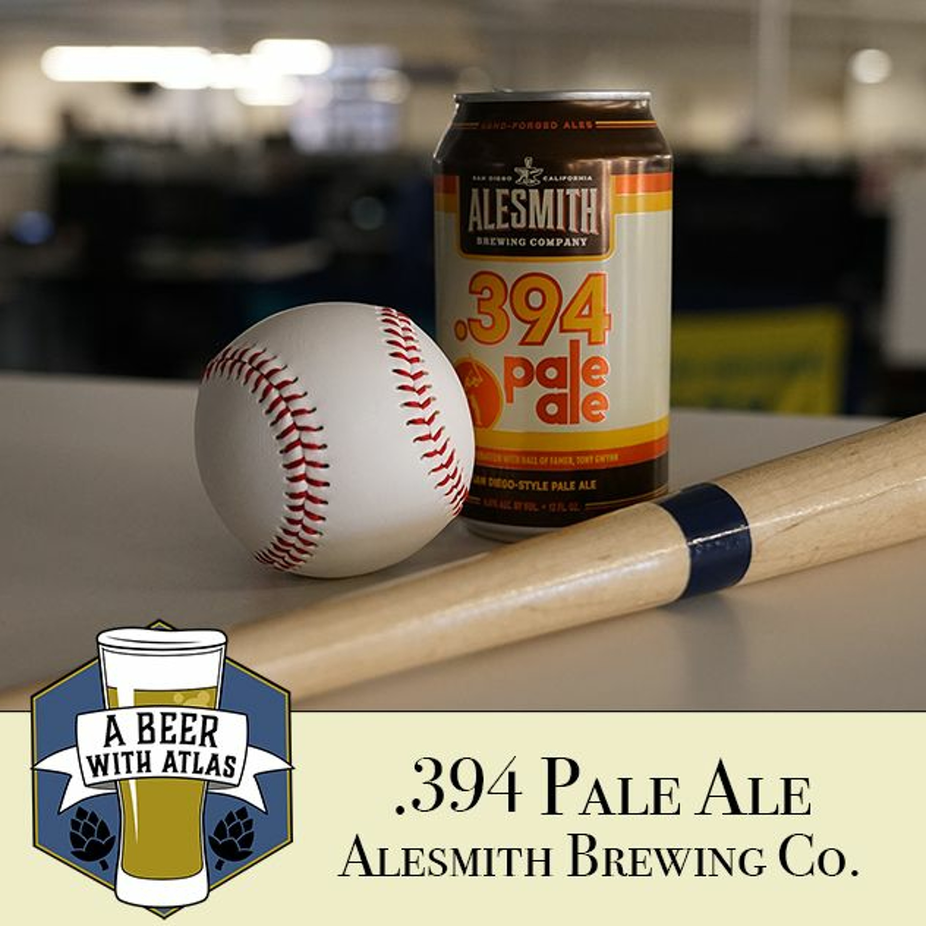 .394 Pale Ale | Tony Gwynn | AleSmith Brewing Company - A Beer With Atlas 133