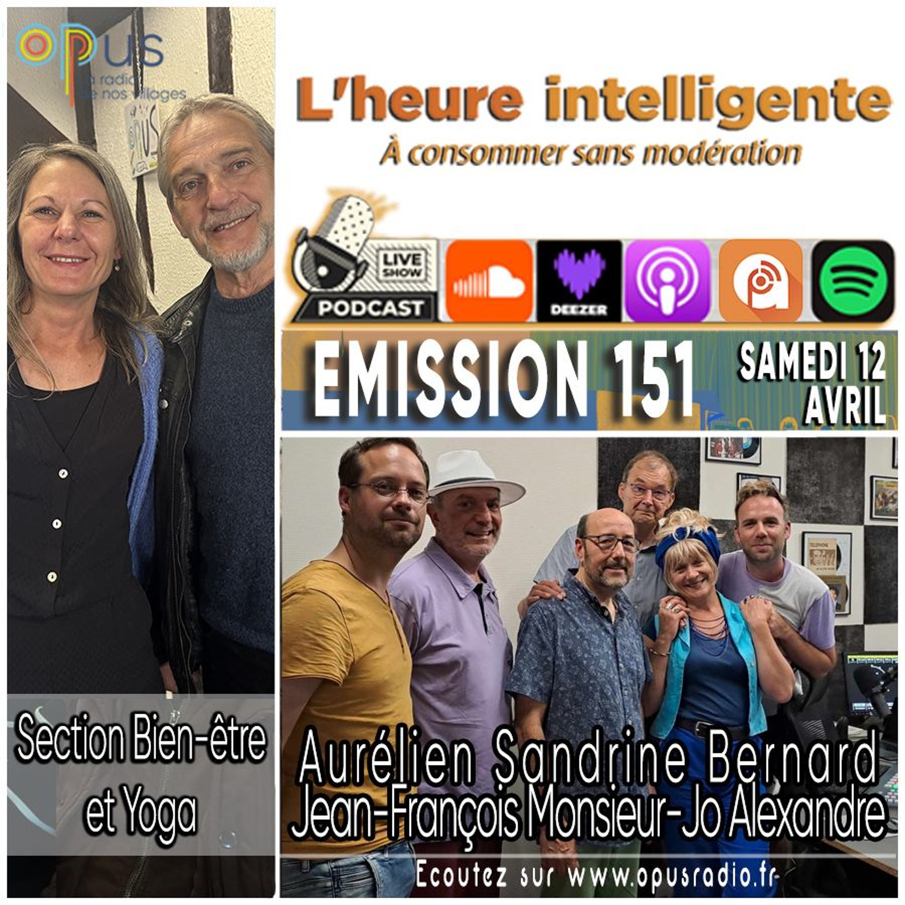 L’heure intelligente EM151 - 12/04/25 : section Yoga Bien-être, Serge C. et Audrey Dulos Sophrologue