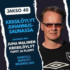 Jakso 40: Kriisilöylyt Juhannussaunassa – vieraana Juha Malinen