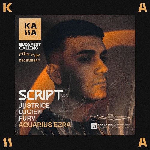 Aquarius Ezra B2B LŪCIEN - Opening Set for Script (Afterlife) @KASSA (Budapest, 07 Dec 2024)
