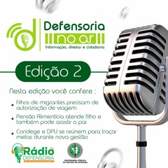 Jornal Defensoria no Ar - Edição n° 2 (15/07/2023)